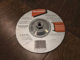 741414-b Makita New Hubbed Grinding Wheel 7 Inch X 1/4 5/8 -11