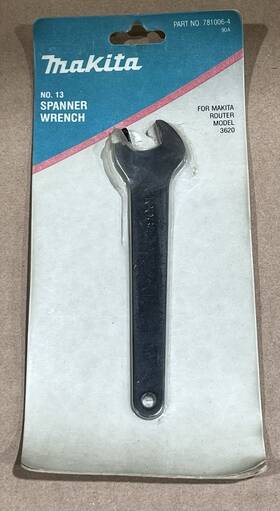 781006-4 Makita Genuine Spanner Wrench 13mm Mt660 Rp0900 3601b 3608 3620 Nos