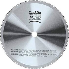 A-90875 Makita 12 Inch 78t Dry Ferrous Metal Cutting Saw Blade With 1-inch Arbor