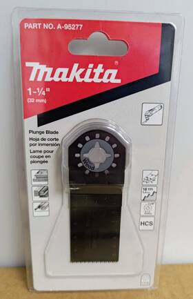 A-95277 Makita Plunge Cut Blade 1-1/4 Inch Hcs 18 Tpi Ois