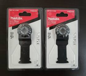 B-67066 Makita Two 1-1/4 Inch Starlock Plunge Blades 18tpi - Free Shipping