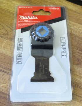 B-67119 Makita 1-1/4ftft Starlock Carbide Tipped Metal Blade New Oscillating