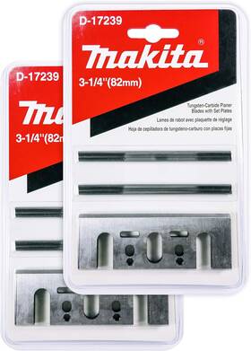 D-17239 Makita 2 Pack 8 Pc - 3 1 4 Planer Blade Double Edge Set For Planers Cutting Fo