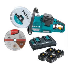 Gec03t Makita 40v Max Xgt Brushless Cordless 9 Inch Power Cutter 5 Ah Kit With Aft