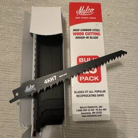 B4kh7 Malco Products Inc. 25pk Wood Cutting Sawzal Blades Rough In
