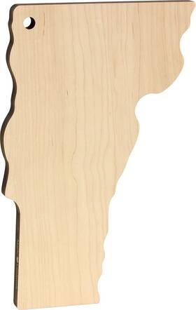 63460 Maple Landmark Vermont Shape Cutting Board 13 Inch High 8.3 L X W