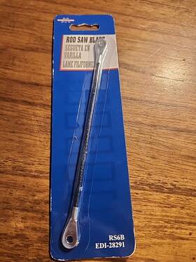 Edi-28291 Marshalltown 035965282918 New Marshallowtown 6 Inch Rod Saw Blades Rs6b