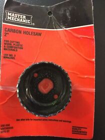 386-698 Master Mechanic 2inch Carbon Steel Hole Saw Holesaw Made In Usa