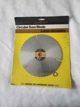 54-1077 Mastercraft 7 - Inch Plywood Circular Saw Blade D Cross-cut