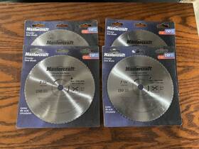 54-1079 Mastercraft 7 -inch 150 Tooth Circular Saw Blade Max 7900 Rpm Lot Of 4