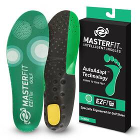 Masterfit 892452001687 Ezqf Regular Golf Shoe Insoles For Men Women - Enhanced Stability Precision