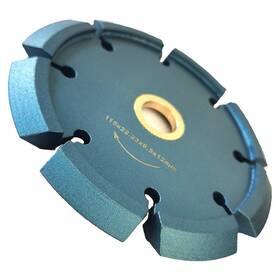 Meacase 631924701355 115mm V-shaped Diamond Disc With 9.5mm Width 22.23mm-16mm Arbor For Routing A