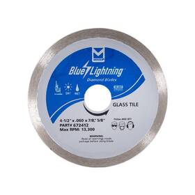 672412 Mercer Industries Diamond Blade For Glass Tile 4-1/2 Inch X .060 7/8 5/8