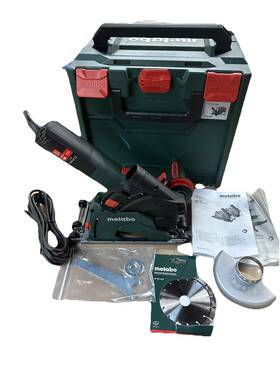 600431680 Metabo 5in 12a Corded Masonry Cutting Tool With Hp Diamond Wheel And Case