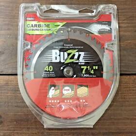 415561 Mibro 7-1/4 Inch Carbide Crosscut Buzzz Blade Fast Cut 40 Teeth Mancave
