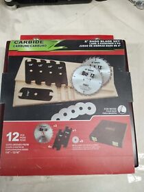 416371 Mibro 8inch Dado Blade Set 1/4-13/16 Groves