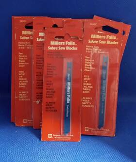 2469c Millers Falls 10 Packs Ingersoll Rand/millers Metal Sabre Saw Blades