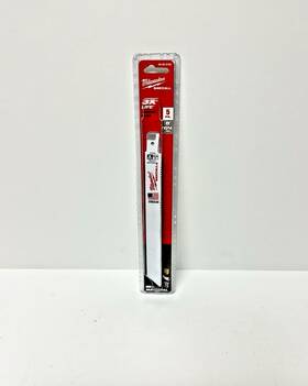 Milwaukee 045242082919 8in 10/14 Tpi Multi Material Cutting Sawzall Reciprocating Saw Blade