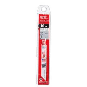 48-00-3182 Milwaukee 045242476176 6 In 14 Tpi Thin Kerf Metal Saw Blades 10pk