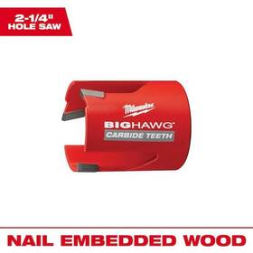 Milwaukee 045242500598 2-1/4 Inch Big Hawg Carbide Hole Saw