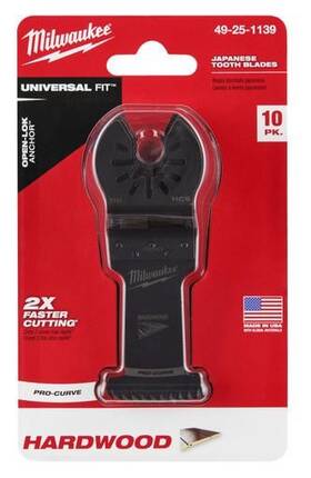 49-25-1139 Milwaukee 045242570843 1-3/8 Japanese Tooth Hardwood Blade