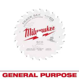 Milwaukee 045242607648 6 1/2 Inch X 24 Tooth 1 Pack Carbide Track Saw Blade Wood Cutting Tool