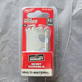 49-56-0052 Milwaukee 1940926 Hole Dozer Bi-metal Saw 1 1/8 Inch Model#
