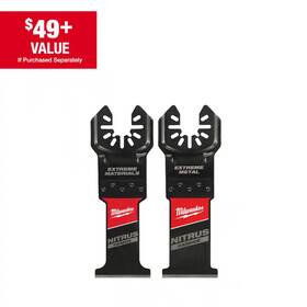 Milwaukee 313030138156 Nitrus Carbide Extreme Materials Blade Oscillating Tool 2 Pack