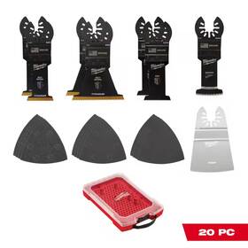 Milwaukee 445024662606 Oscillating Multi-tool Blade Kit 20-piece