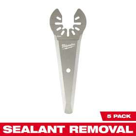 Milwaukee 445053217297 3 Inch Stainless Steel Tapered Sealant Cutting Multi-tool Oscillating Blade 5