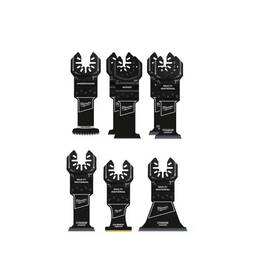 Milwaukee 445056910911 Oscillating Blade Set With Japanese Hardwood 5-piece And Multi-material Cutt
