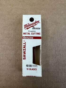 48-00-1171 Milwaukee Pack Of 10 Metal Cutting Blades 14tpi 2 1/2 Inch Long