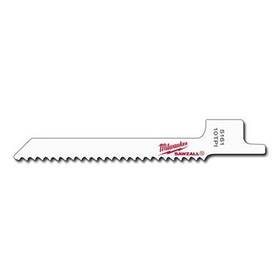 48-00-5161 Milwaukee 5 Pkmilwaukee Super Sawzall Blade 10 Teeth Per Inch 3-5/8 Length