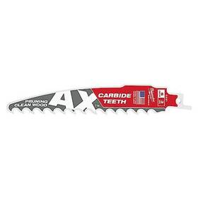 48-00-5331 Milwaukee 3-pack 6 Inch 3tpi The Ax Carbide Teeth For Wood Sawzall Blade