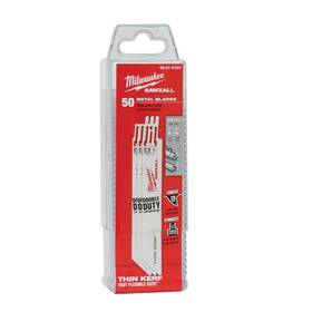 48-01-6184 Milwaukee Thin Kerf Sawzall Blade 6 Inch 18 Tpi 50 Per Pack