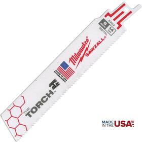 48-01-7782 Milwaukee Torch Bi-metal Reciprocating Sawzall Blade 6 Inch X 1 14tpi 100 Pack