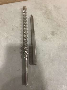 48-08-0574 Milwaukee Lot Of 2 Used Misc Metal Bits