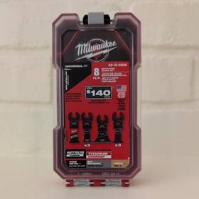 49-10-9208 Milwaukee 48-11-9208 Oscillating Multi-tool Blade Kit 8-piece Nitrus Carbide