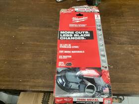 48-39-0631-3 Milwaukee 48-20-8811 3x 30-9/16 Inch 12/14tpi Thick Metal Band Saw Blade 3pk