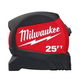 48-22-0425 Milwaukee 25ft Compact Wide Blade Tape Measure