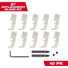 48-25-5335 Milwaukee 2 Inch Switchblade High Speed Steel Blade Replacement Kit 10-blades