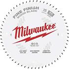 48-40-1028 Milwaukee Carbide 10inch X 60-tooth Fine Finish Circular Saw Blade