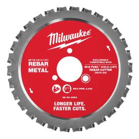 48-40-4064 Milwaukee #10 1-1/4 Inch Rebar Cutting Blade