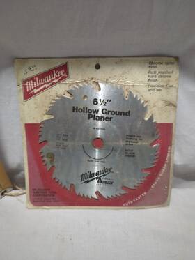 48-40-7656 Milwaukee Nos 6 1/2 Inch Hollow Ground Planer Blade
