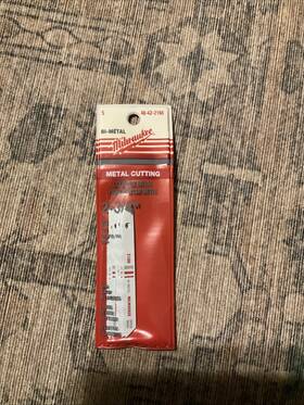 48-42-2160 Milwaukee 2-3/4 Inch High Speed 5pk. Bi-metal Jig Saw Blade 24tpi