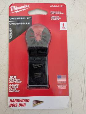 48-90-1131 Milwaukee 1-1/4 Inch Hardwood Multi-tool Blade
