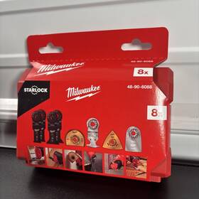 48906088 Milwaukee Oscillating Tool Blades 8pc Starlock Renovation Kit Open Box