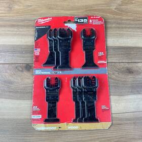 49-10-9108 Milwaukee Multi-tool Blade Kit Black Universal Fit Open-lok 8-piece