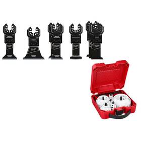 49-10-9108w-49-22-4185 Milwaukee Oscillating Multi-tool Blade Set With Hole Dozer General Purpose Bi-metal