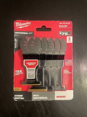 Set-49-10-9122-universal Milwaukee 49-10-9122 Multi Blade Tool Fit-titanium Enhanced-new